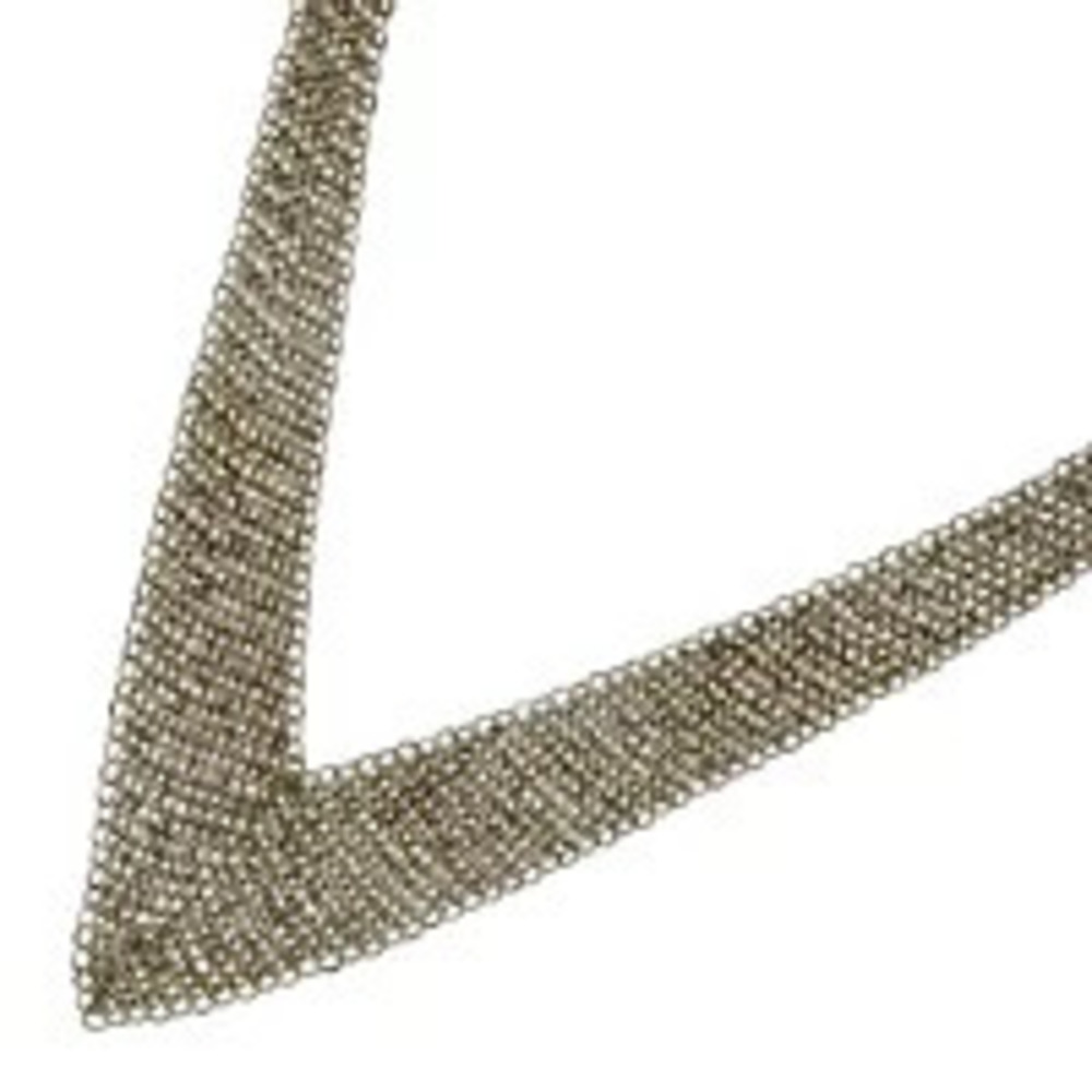 Tiffany Co Mesh Necklace Elsa Peretti Choker Sterling Silver